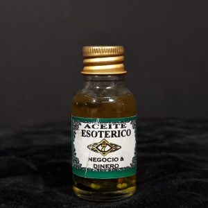 Aceite esotérico negocio y dinero