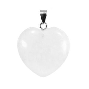 Colgante cuarzo blanco